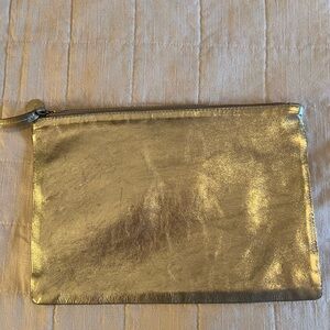 Clare V gold flat clutch $185